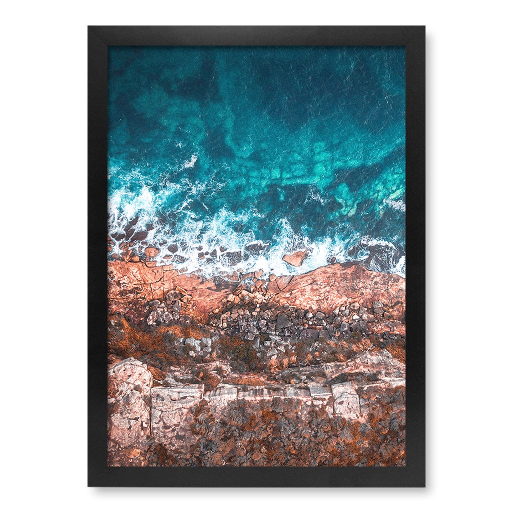 Aqua Rocks 2 North Head Manly Wall Art Print - Image 22