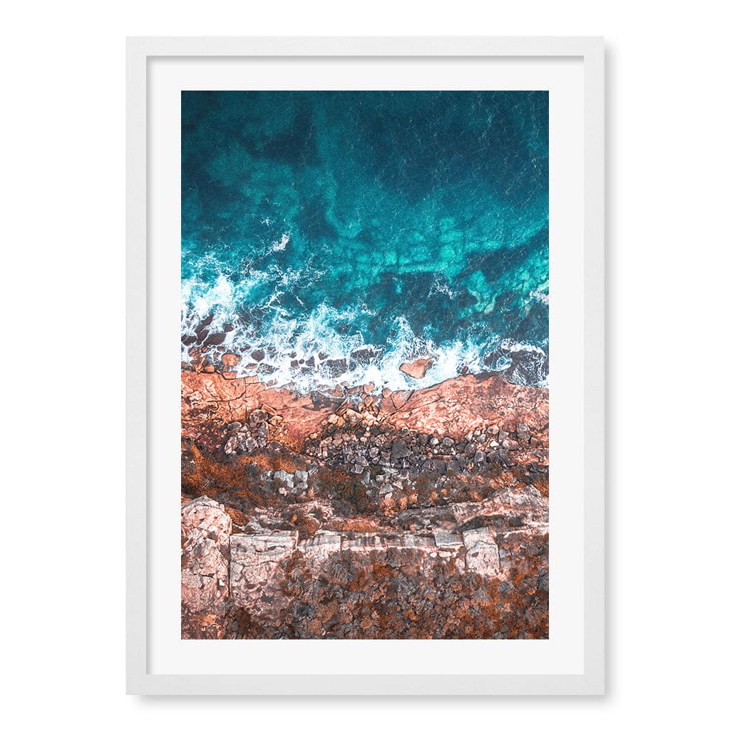Aqua Rocks 2 North Head Manly Wall Art Print - Image 23