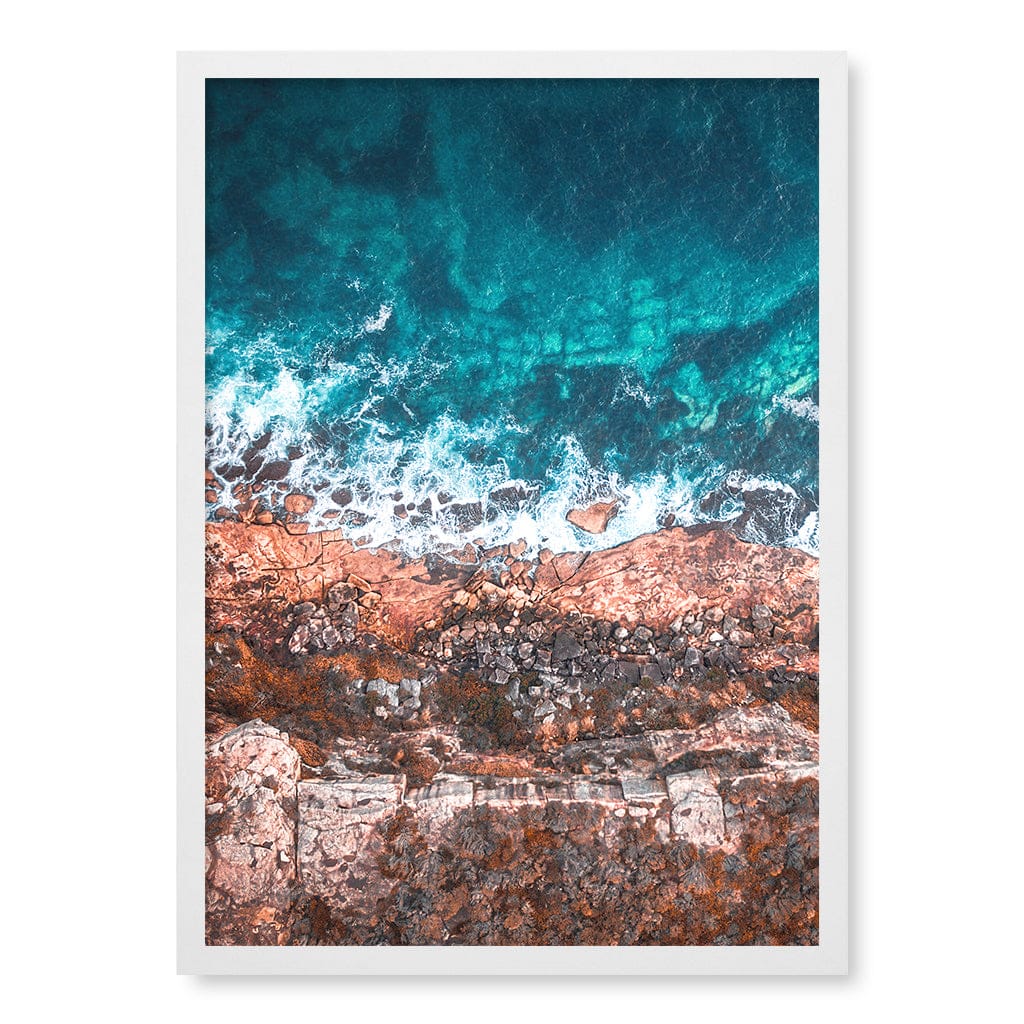 Aqua Rocks 2 North Head Manly Wall Art Print - Image 24