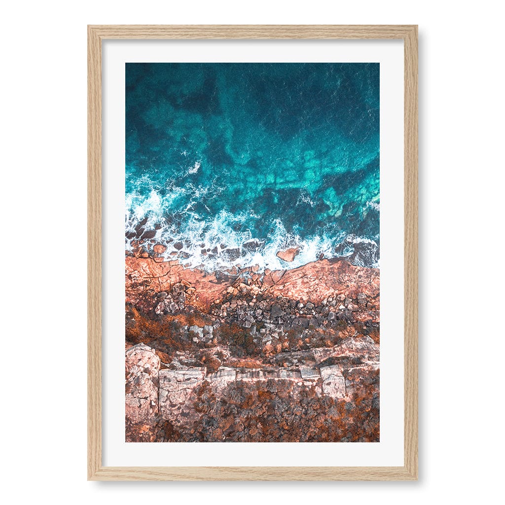 Aqua Rocks 2 North Head Manly Wall Art Print - Image 25