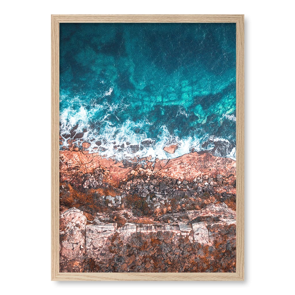 Aqua Rocks 2 North Head Manly Wall Art Print - Image 26