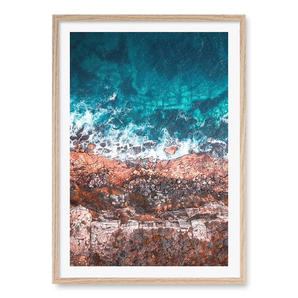 Aqua Rocks 2 North Head Manly Wall Art Print - Image 31