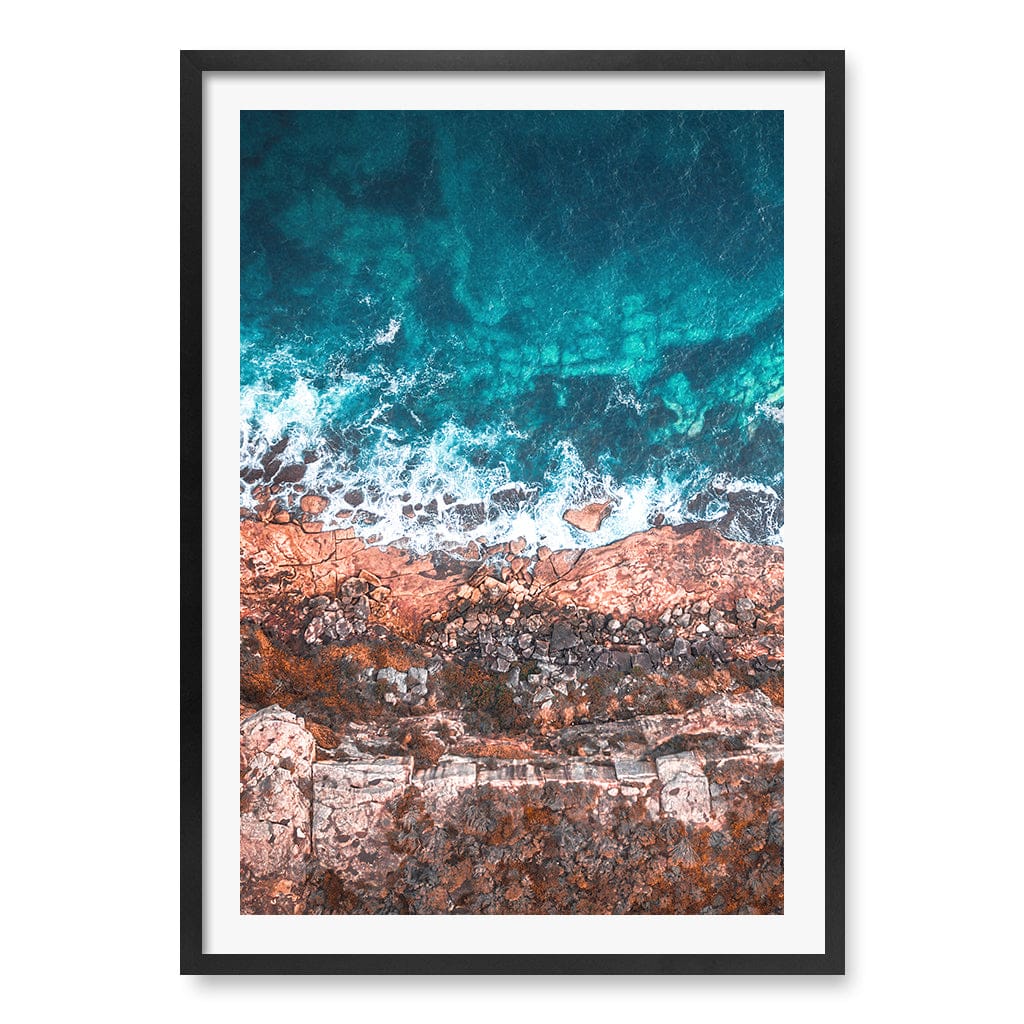 Aqua Rocks 2 North Head Manly Wall Art Print - Image 33