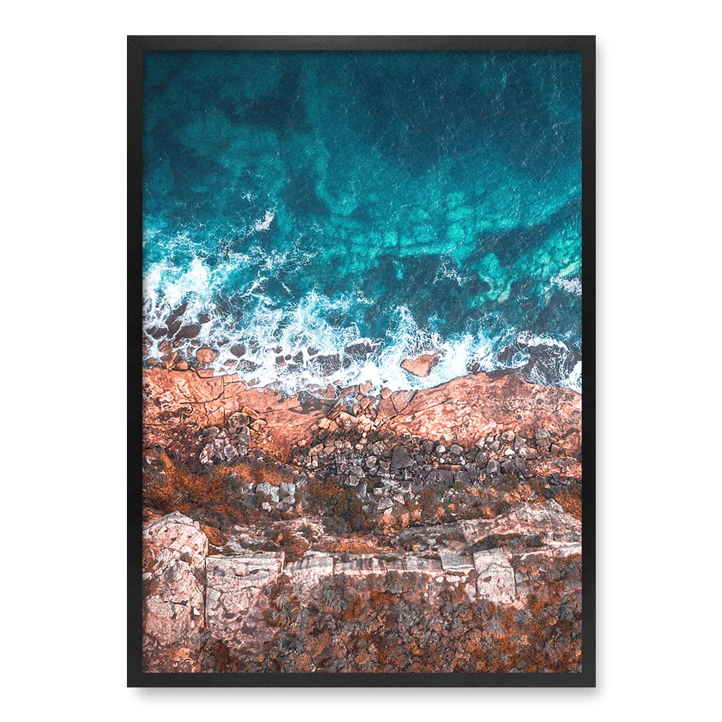 Aqua Rocks 2 North Head Manly Wall Art Print - Image 34