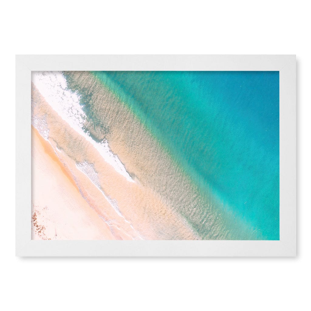 Aqua Sands 1 Putty Beach Wall Art Print - Image 12