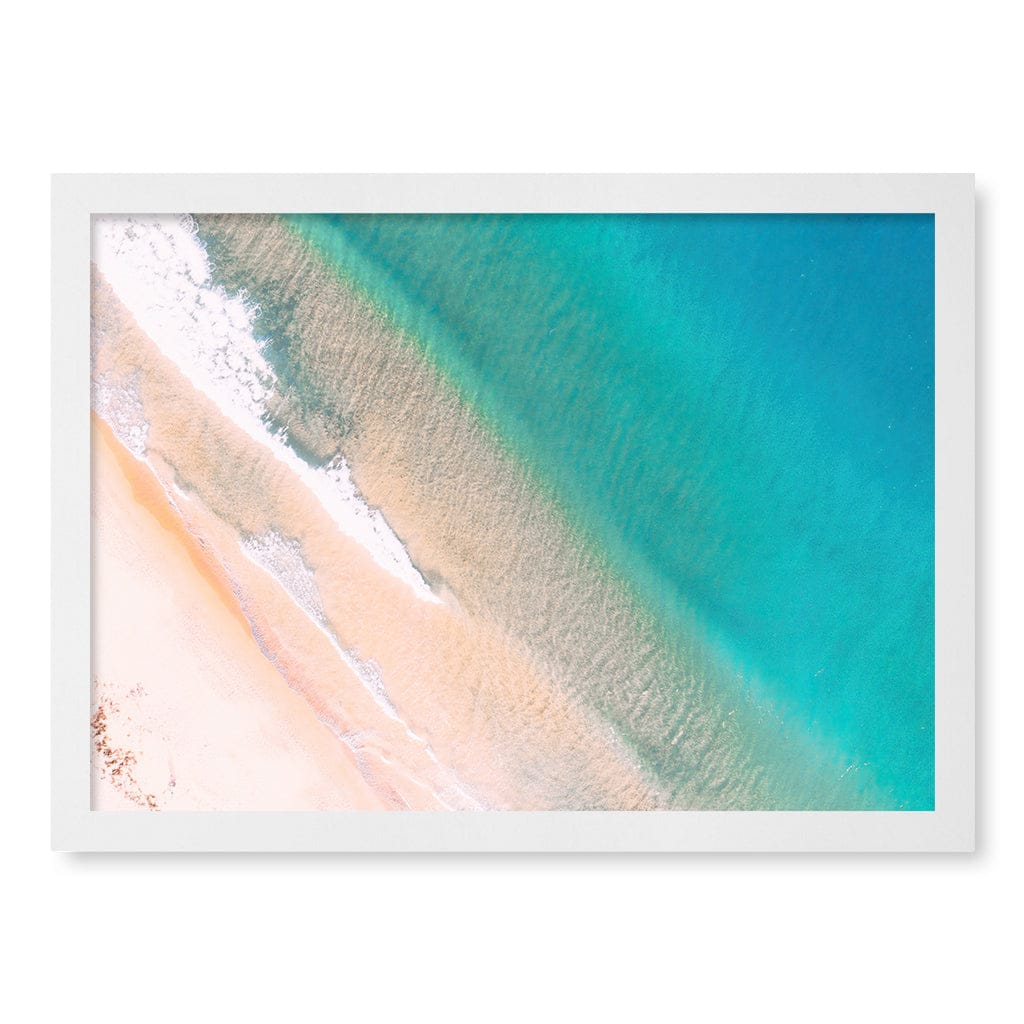 Aqua Sands 1 Putty Beach Wall Art Print - Image 18