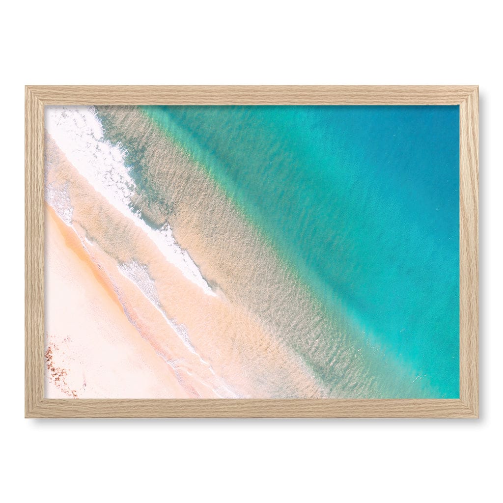 Aqua Sands 1 Putty Beach Wall Art Print - Image 20