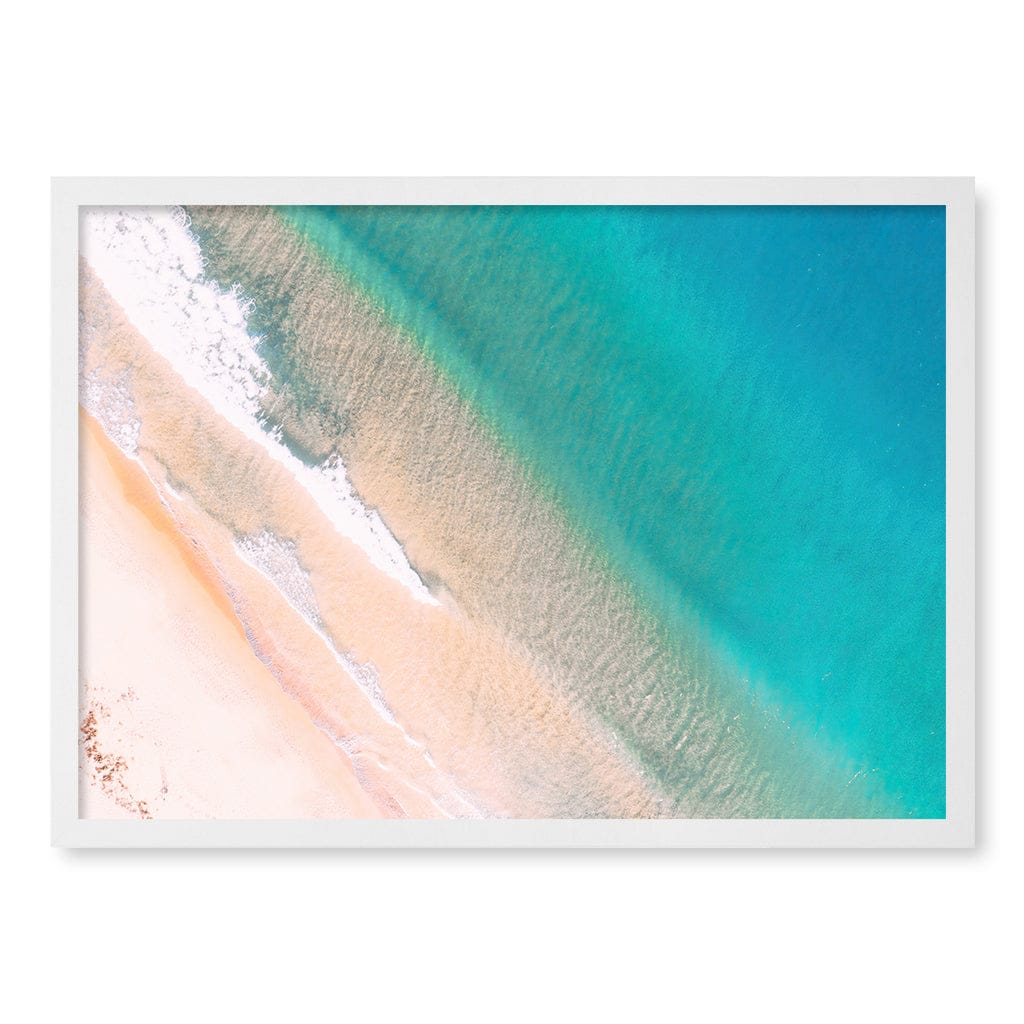 Aqua Sands 1 Putty Beach Wall Art Print - Image 24