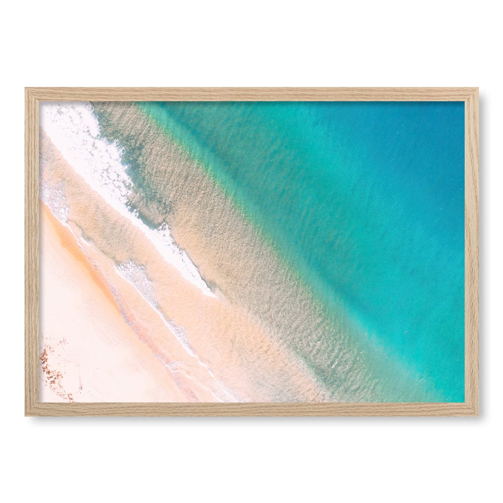 Aqua Sands 1 Putty Beach Wall Art Print - Image 26