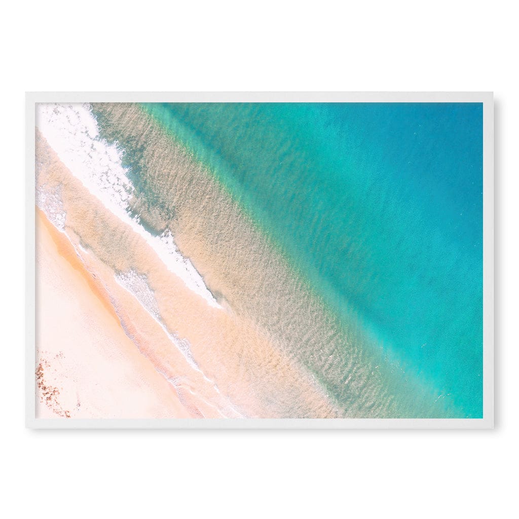 Aqua Sands 1 Putty Beach Wall Art Print - Image 30