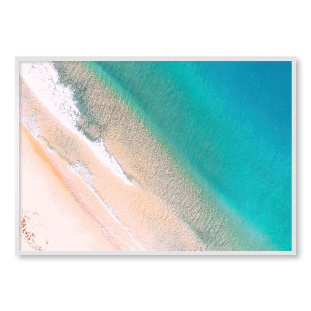 Aqua Sands 1 Putty Beach Wall Art Print - Image 36
