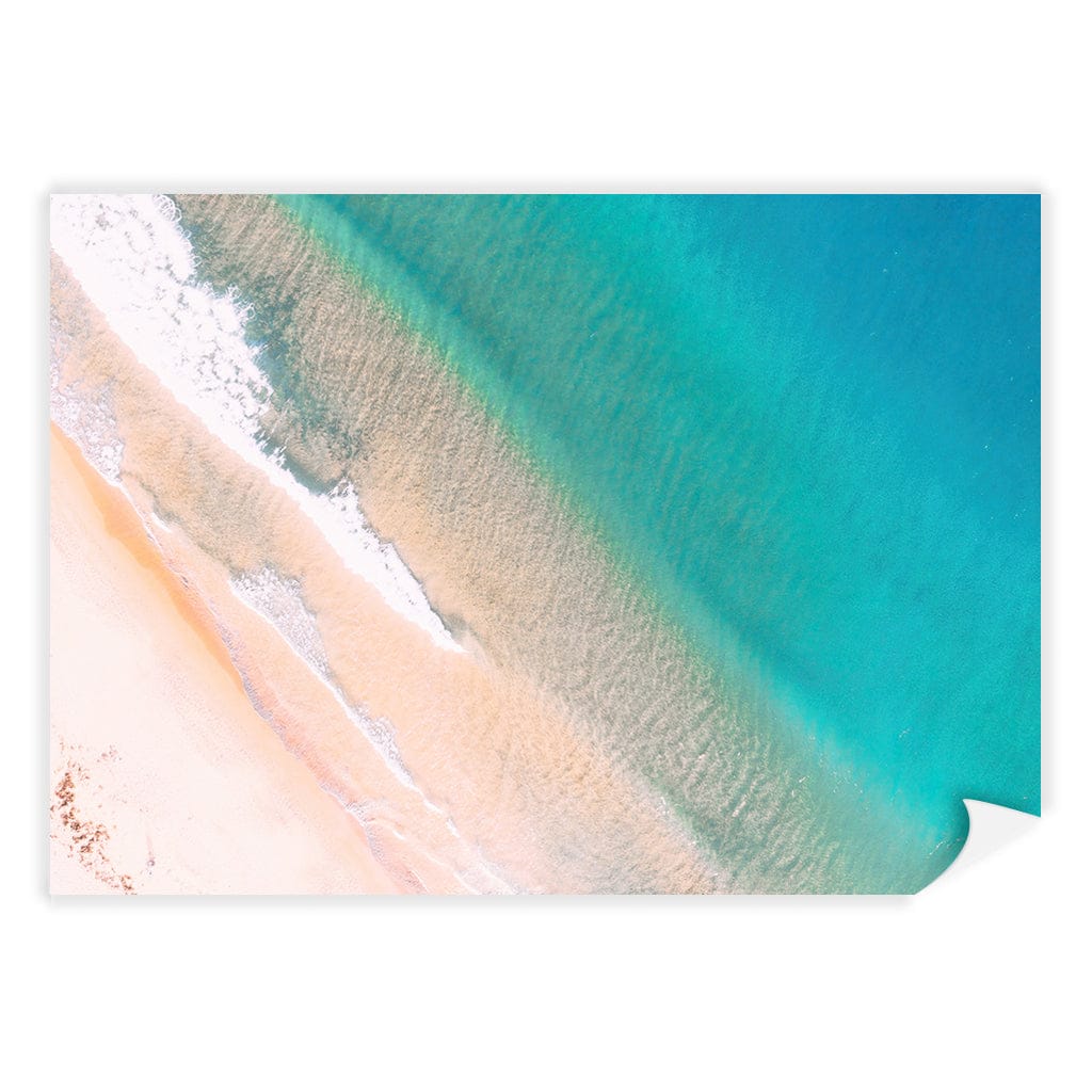 Aqua Sands 1 Putty Beach Wall Art Print - Image 9