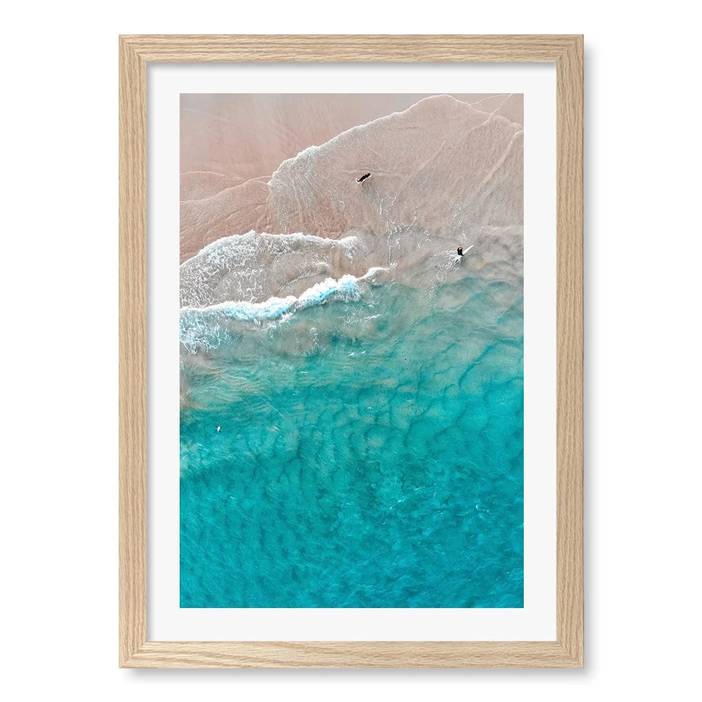 Aqua Sands 5 Main Beach Wall Art Print - Image 19
