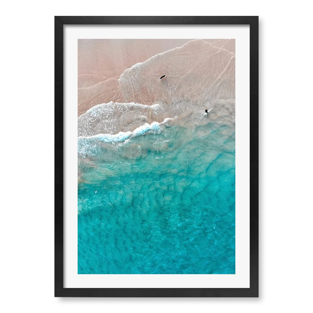 Aqua Sands 5 Main Beach Wall Art Print - Image 27