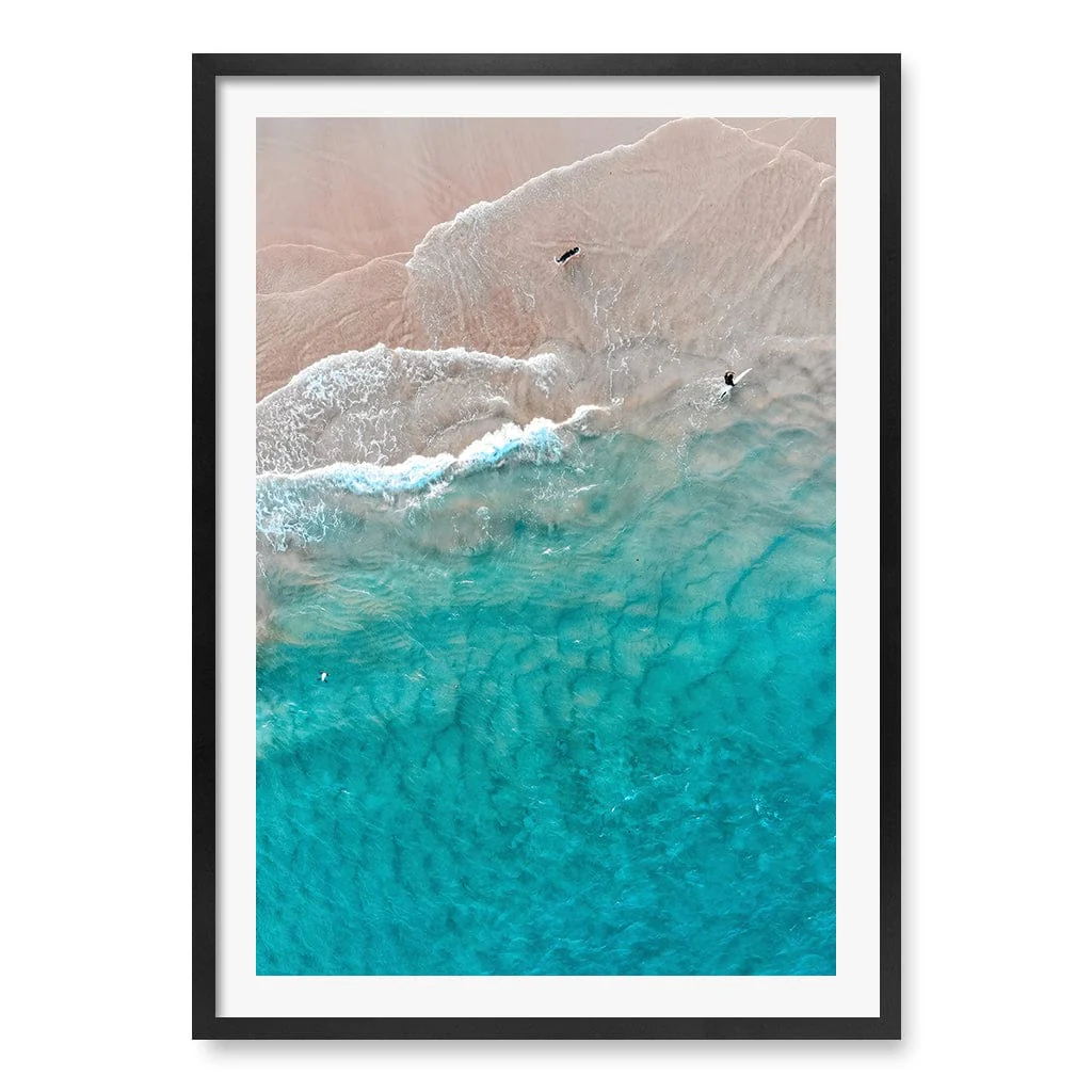 Aqua Sands 5 Main Beach Wall Art Print - Image 33