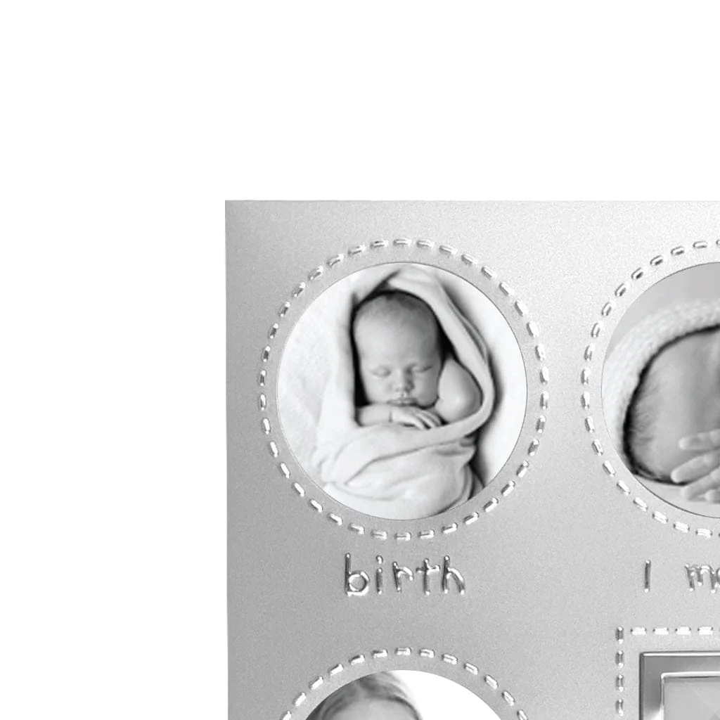 Baby First Year Gift Bundle – Silver Photo Album + First Year Frame (2 Pieces) - Image 5