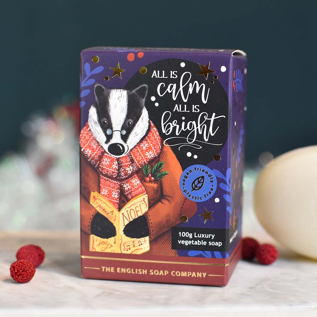 Badger Mini Christmas Soap Bar - Image 3