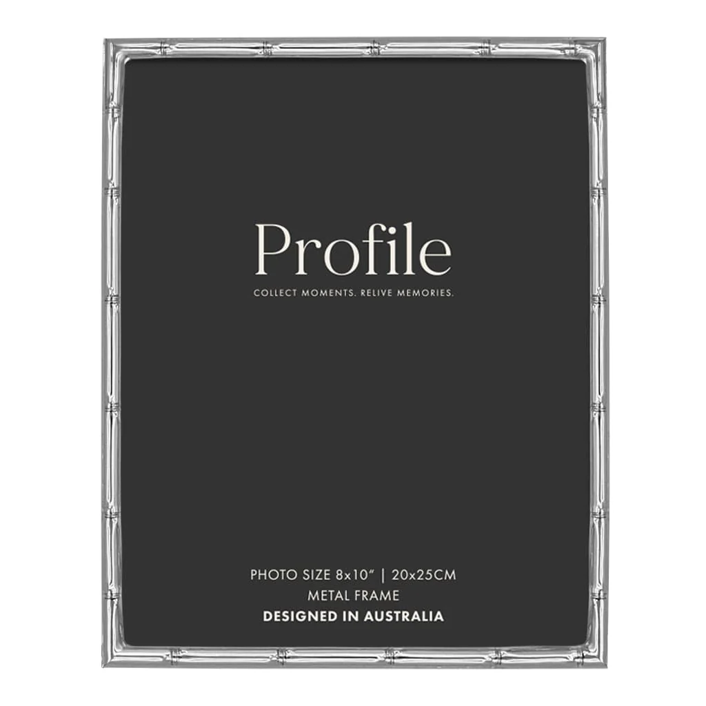 Bamboo Silver Metal Photo Frame - Image 9