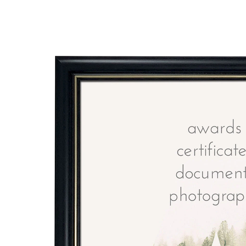 Basic Black Gold A4 Picture Frame - Image 3