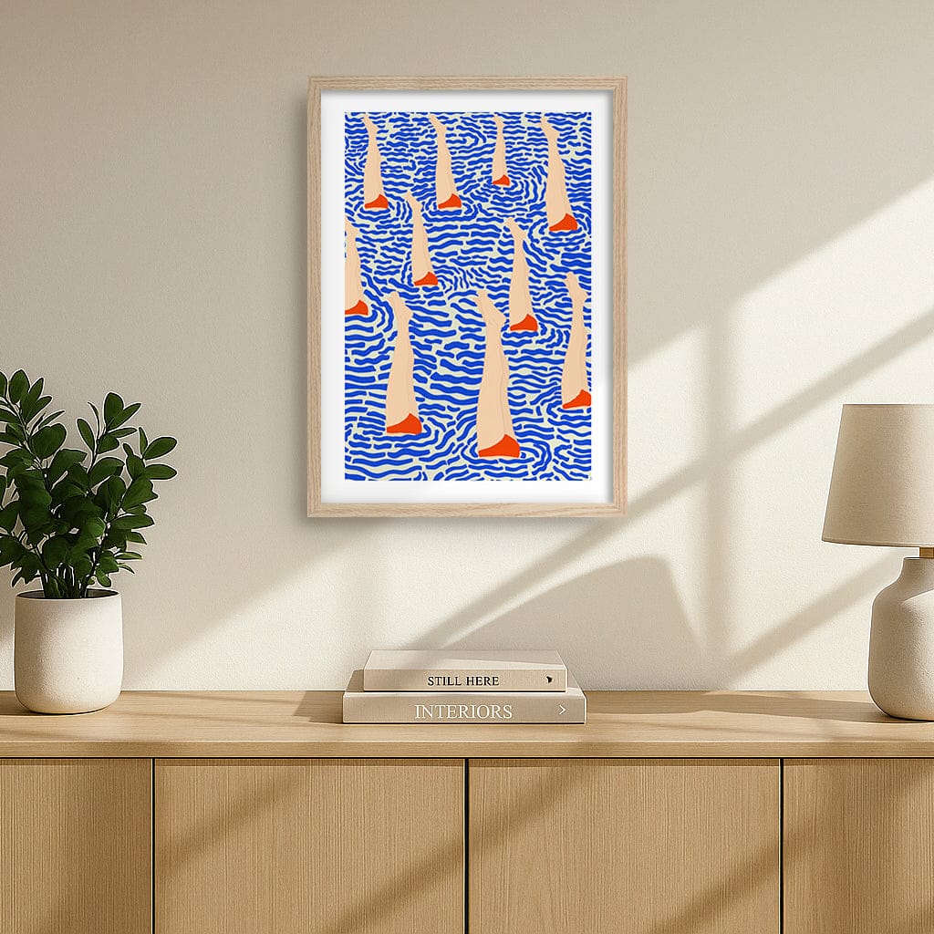 Bathers Modern Wall Art Print by Jota de Jai - Image 2