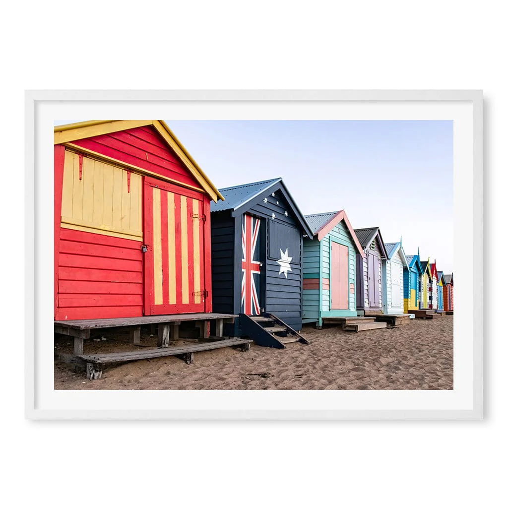 Beach Boxes Wall Art Print - Image 11