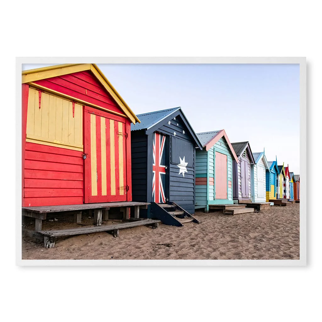 Beach Boxes Wall Art Print - Image 15