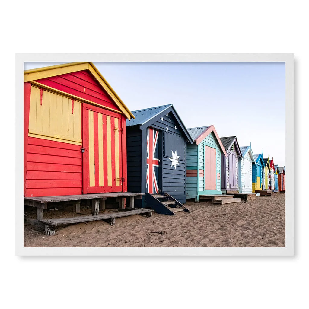 Beach Boxes Wall Art Print - Image 16