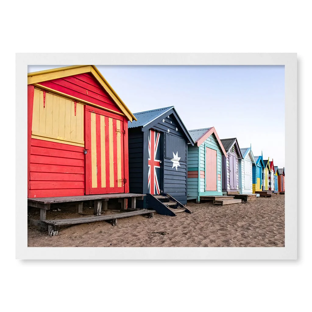 Beach Boxes Wall Art Print - Image 17