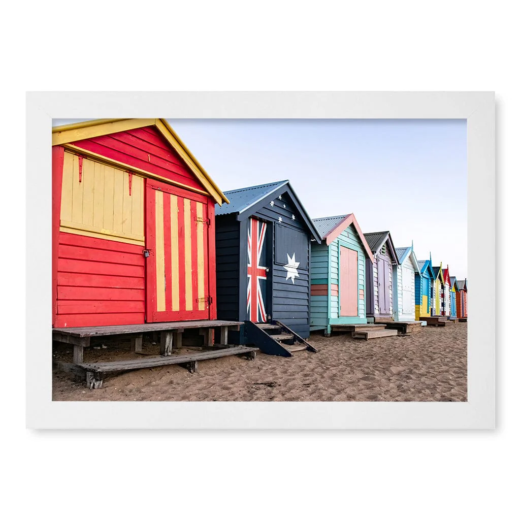 Beach Boxes Wall Art Print - Image 18