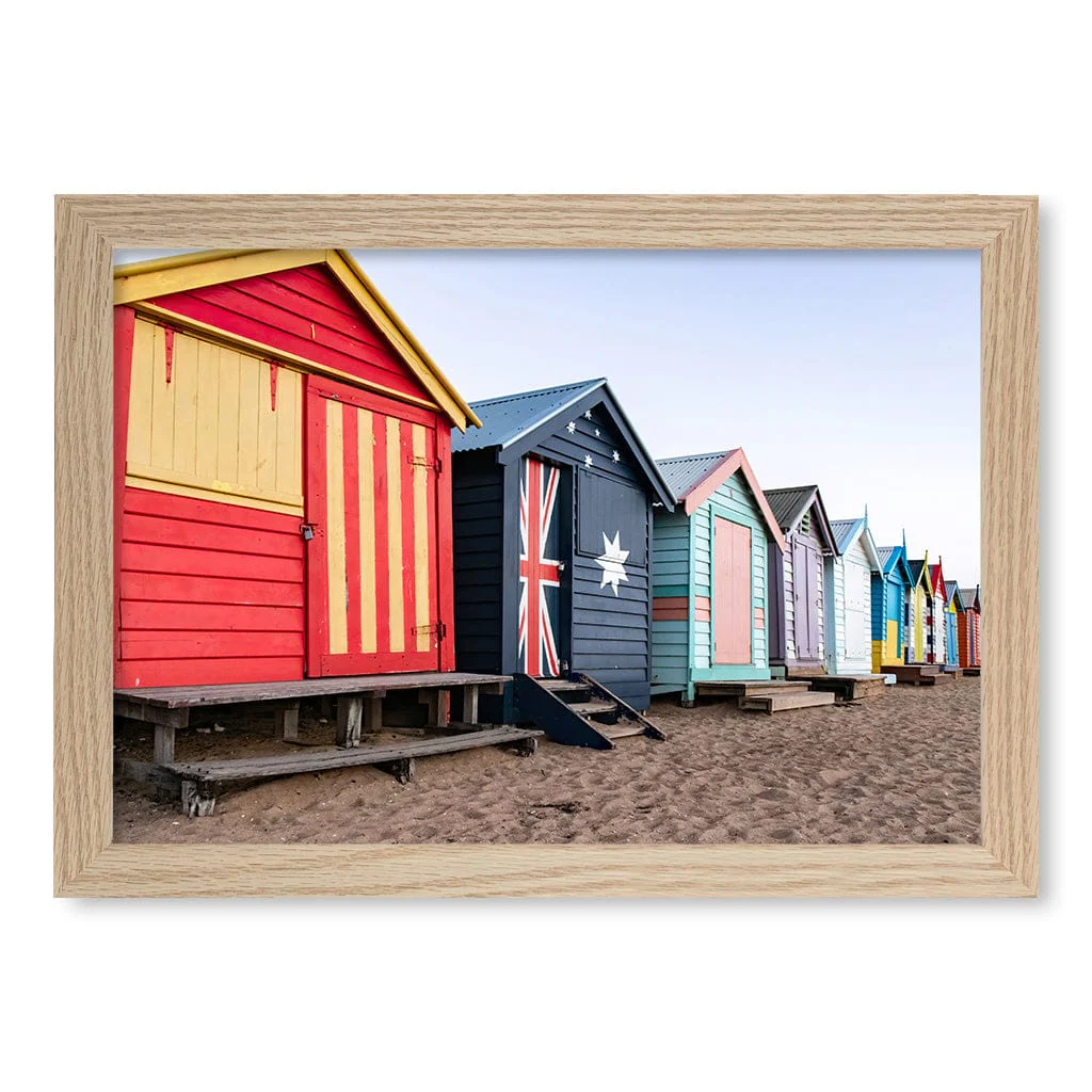 Beach Boxes Wall Art Print - Image 25