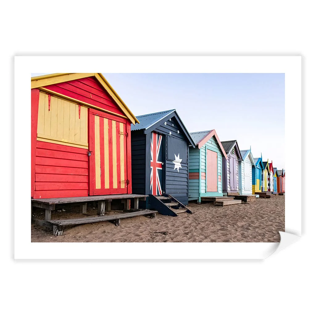 Beach Boxes Wall Art Print - Image 9
