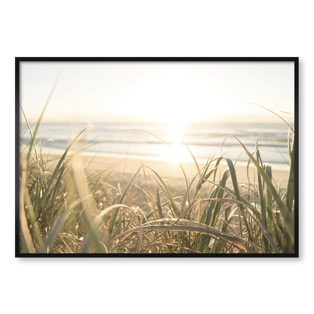 Beach Grass Sunset Wall Art Print - Image 33