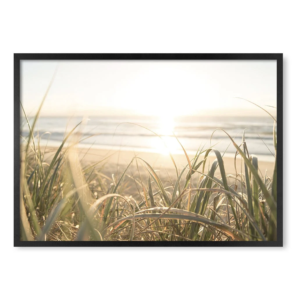Beach Grass Sunset Wall Art Print - Image 34