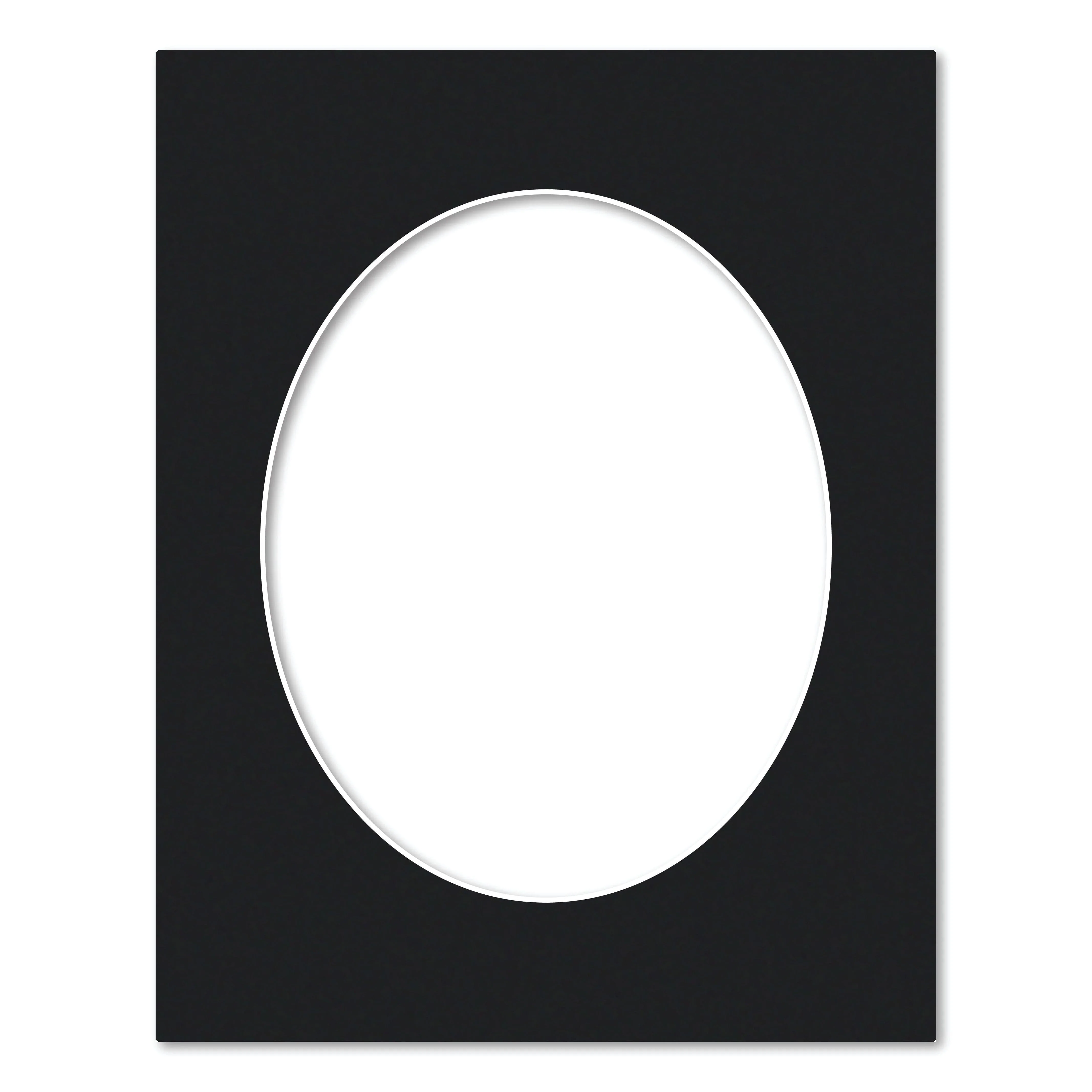 Black Acid-Free Oval Mat Board - Image 11