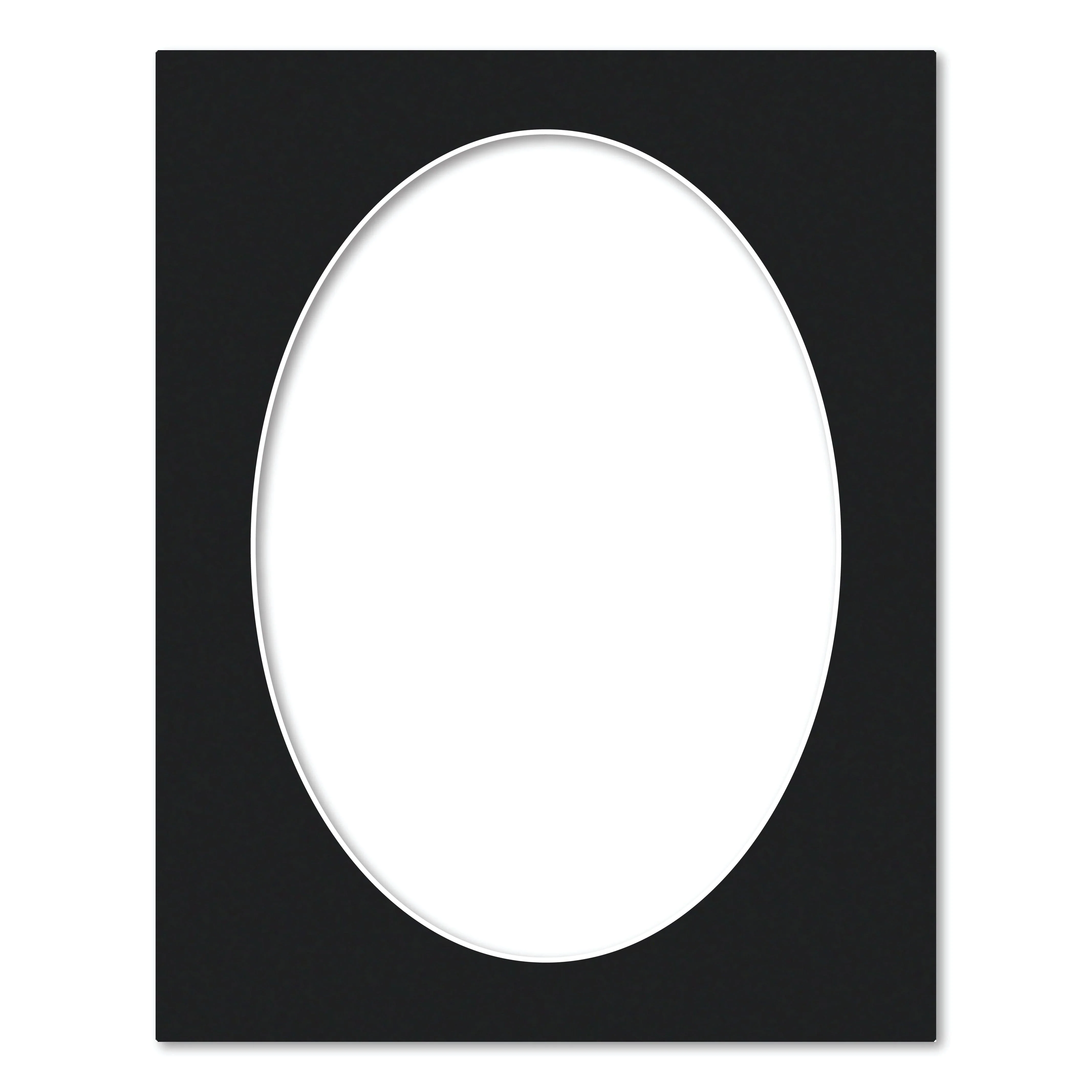 Black Acid-Free Oval Mat Board - Image 5