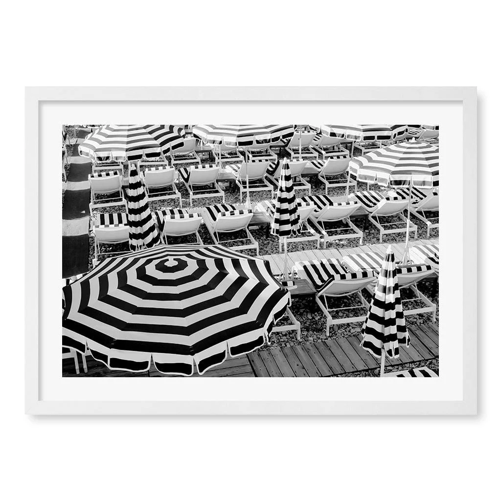 Black & White Umbrellas 2 Art Print by Talitha McQueen - Image 10