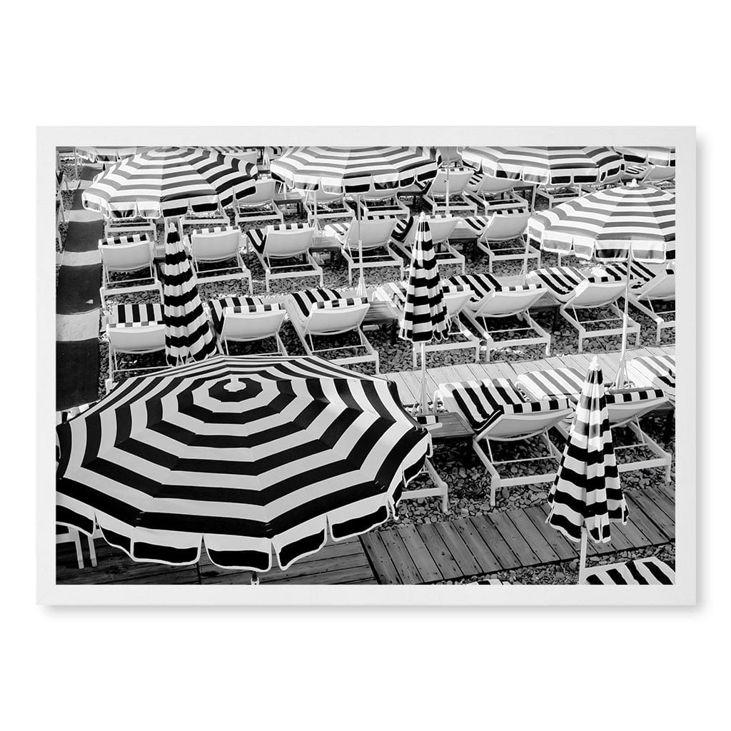 Black & White Umbrellas 2 Art Print by Talitha McQueen - Image 11