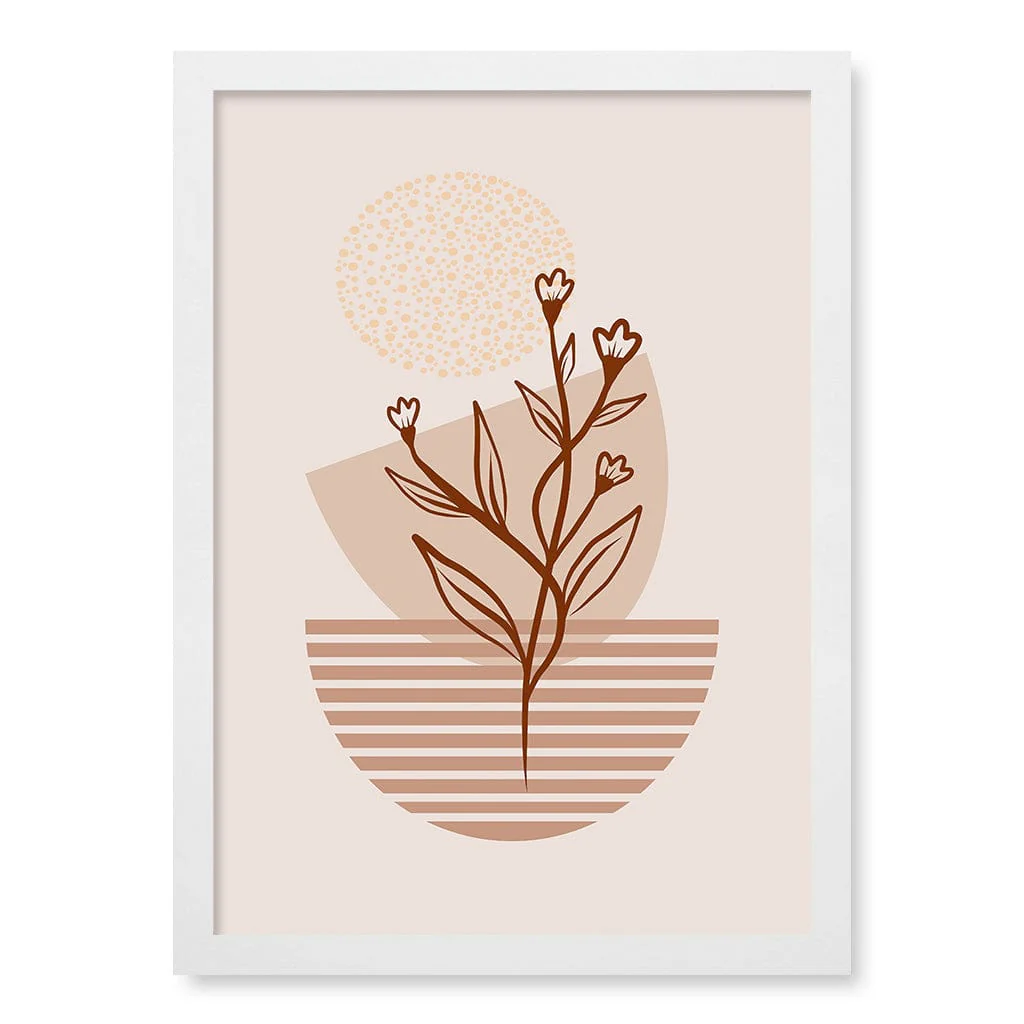Boho Plant Lines One Wall Art Print - Image 17
