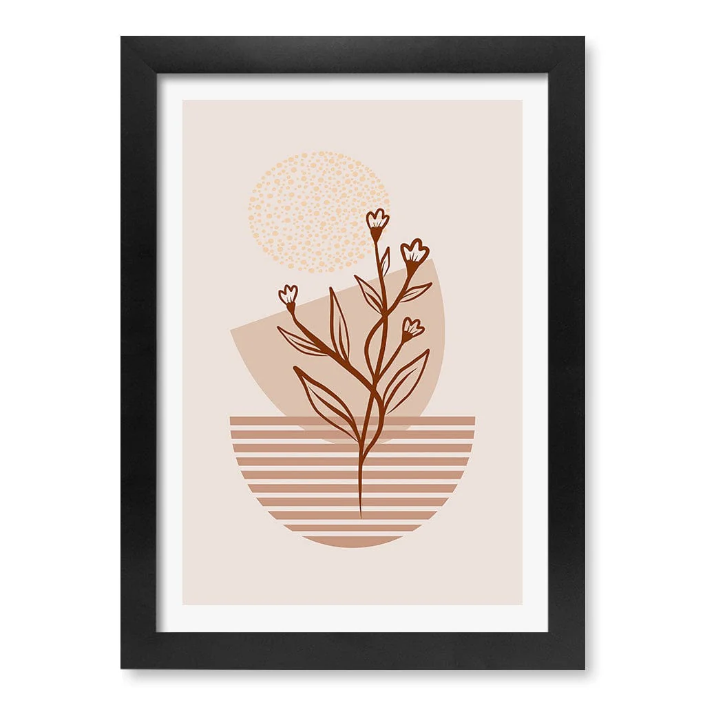Boho Plant Lines One Wall Art Print - Image 29
