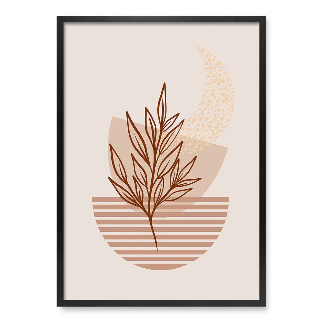 Boho Plant Lines Three Wall Art Print - Image 30