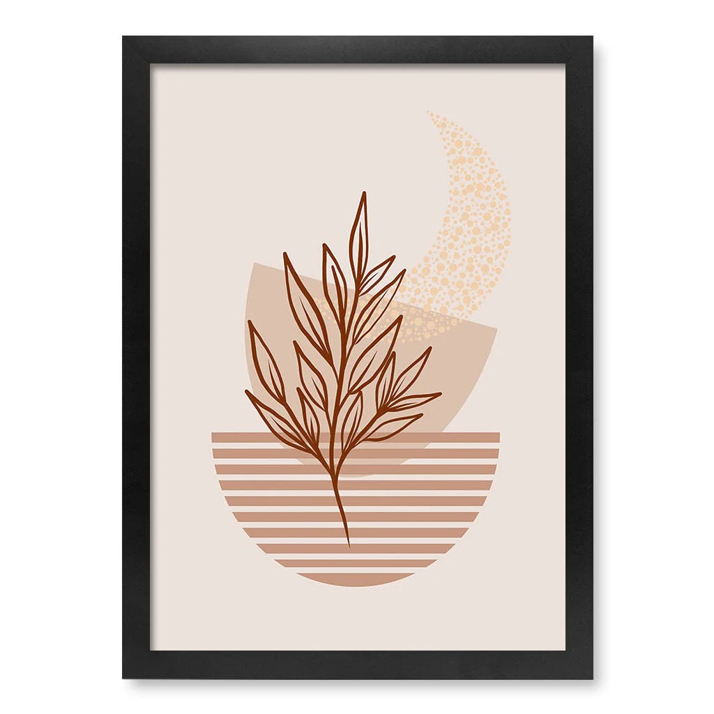 Boho Plant Lines Three Wall Art Print - Image 32