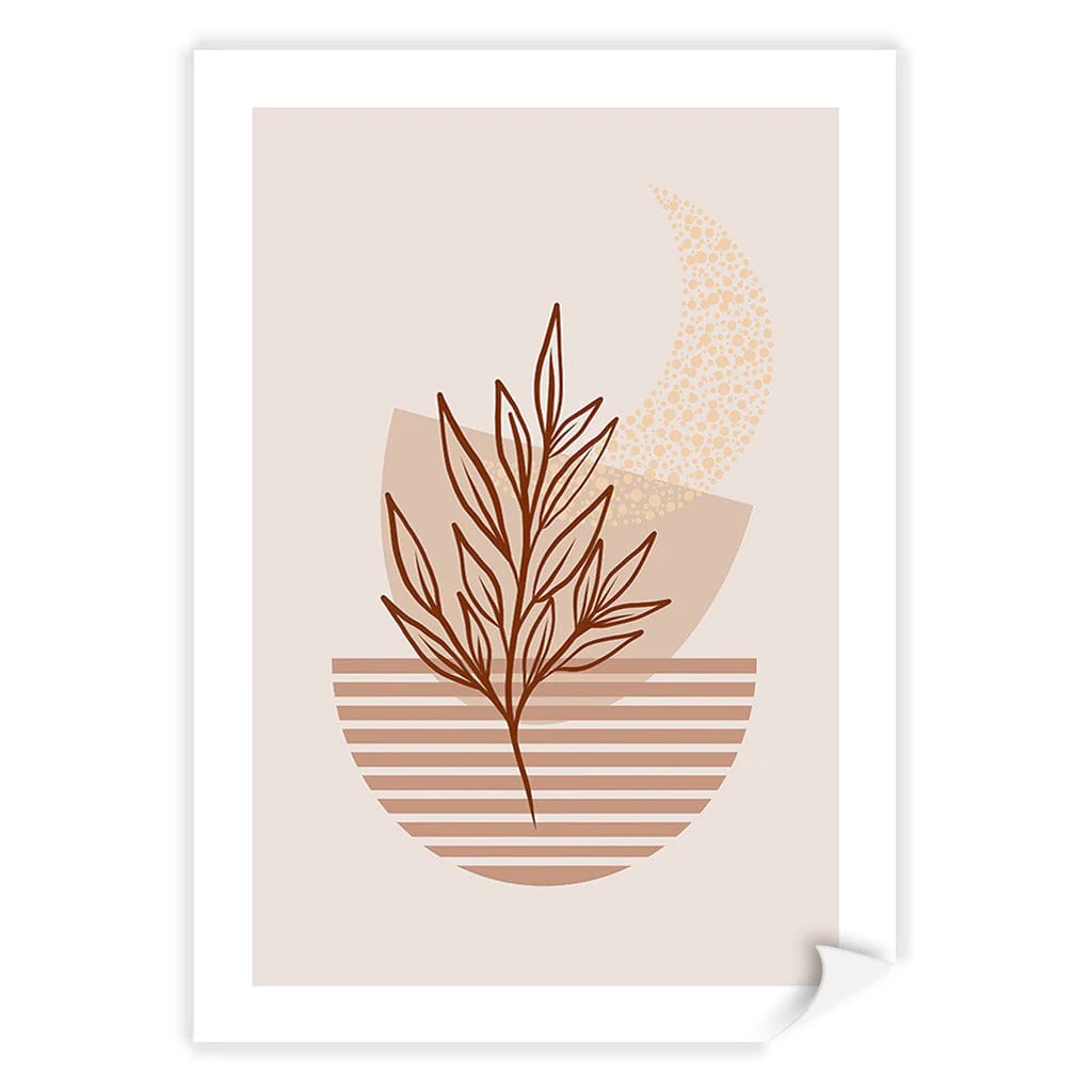 Boho Plant Lines Three Wall Art Print - Image 9
