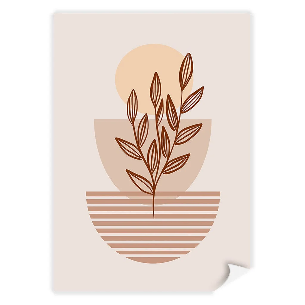 Boho Plant Lines Two Wall Art Print - Image 7