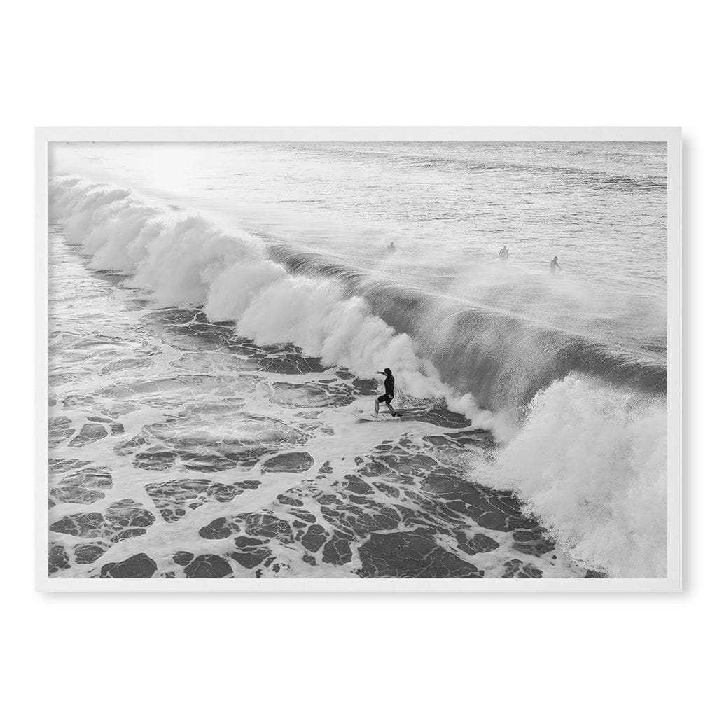 Bondi Surf Break B&W Wall Art Print - Image 15