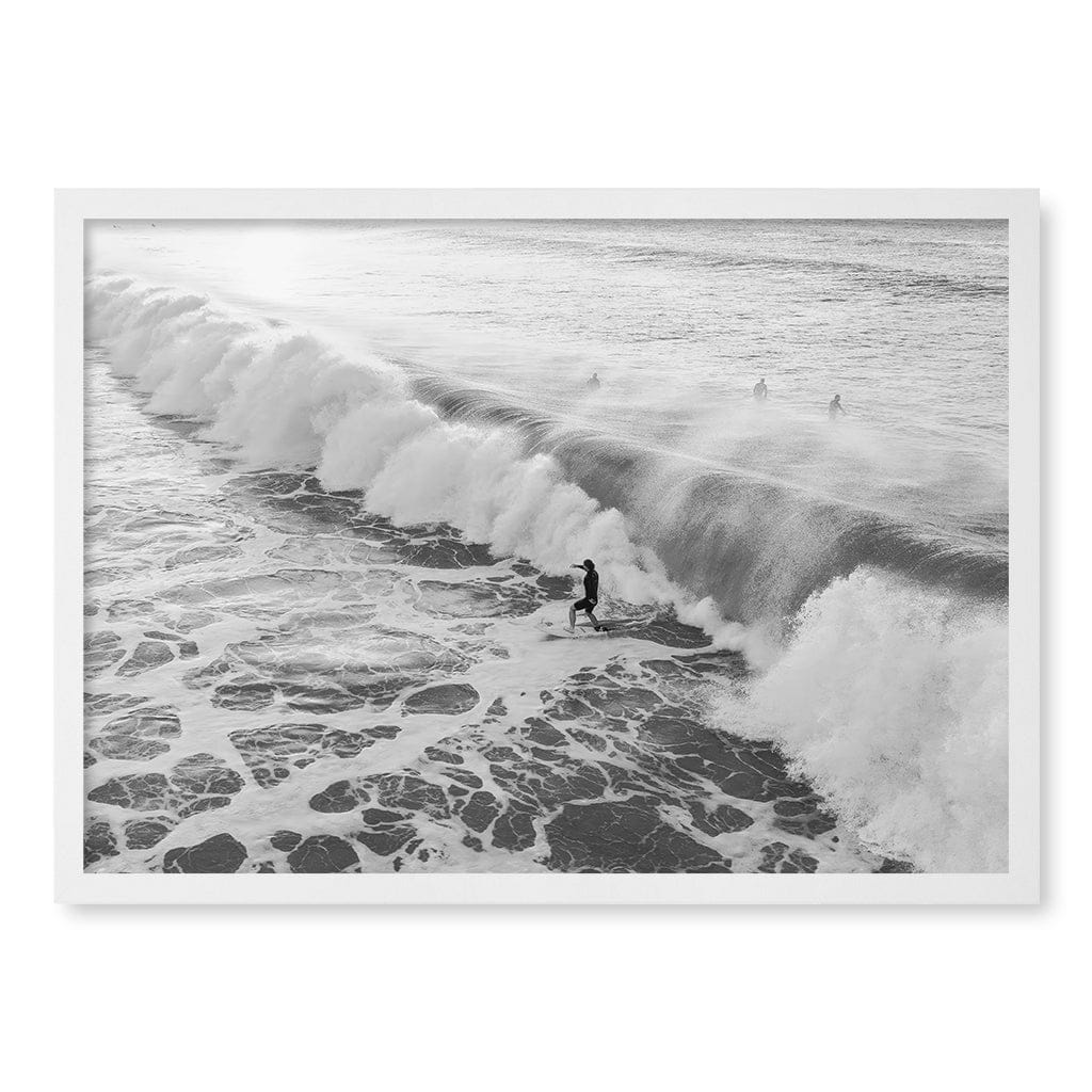Bondi Surf Break B&W Wall Art Print - Image 16