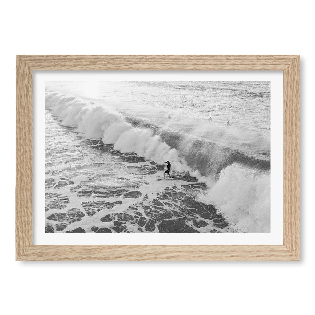Bondi Surf Break B&W Wall Art Print - Image 21