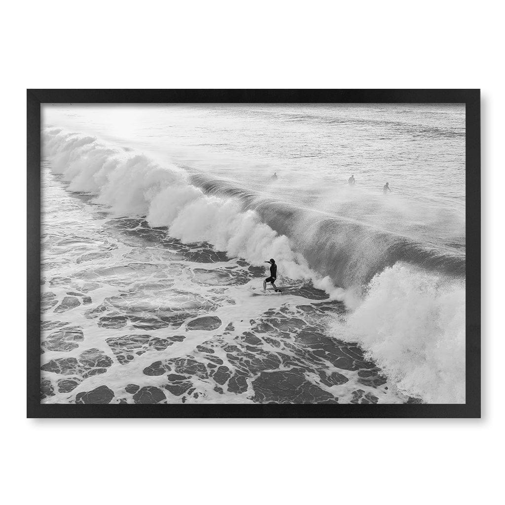 Bondi Surf Break B&W Wall Art Print - Image 31
