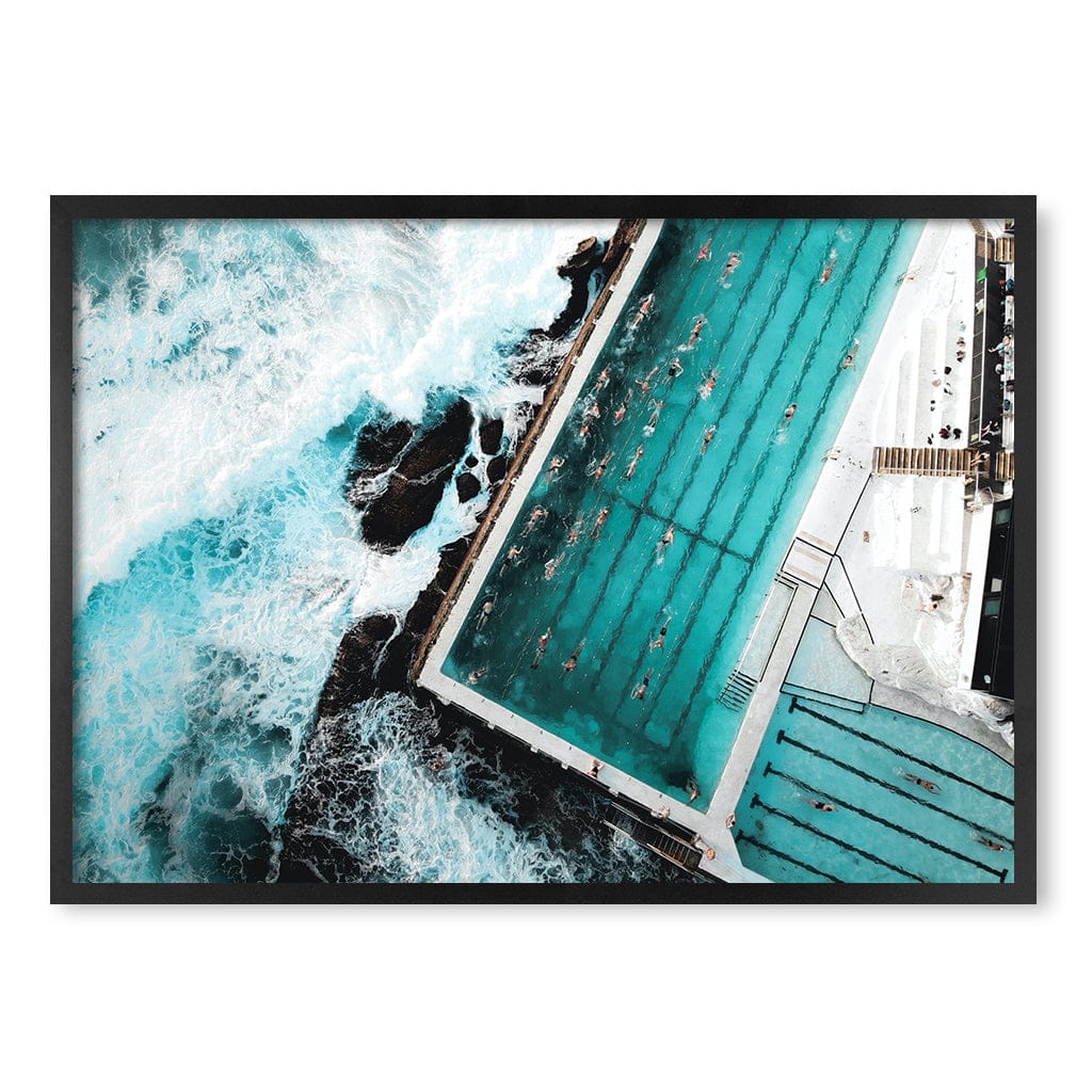Bondi Icebergs Doing Laps Wall Art Print - Image 34