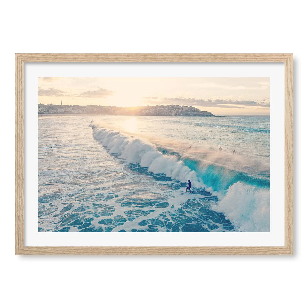 Bondi Surf Break Wall Art Print
