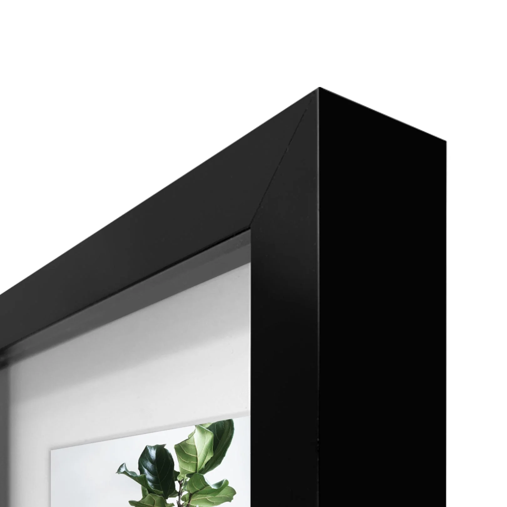 Brighton Black Shadow Box Timber Photo Frame - Image 2